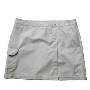 Avia Sports Athletic Athleisure Skort, Tan, L